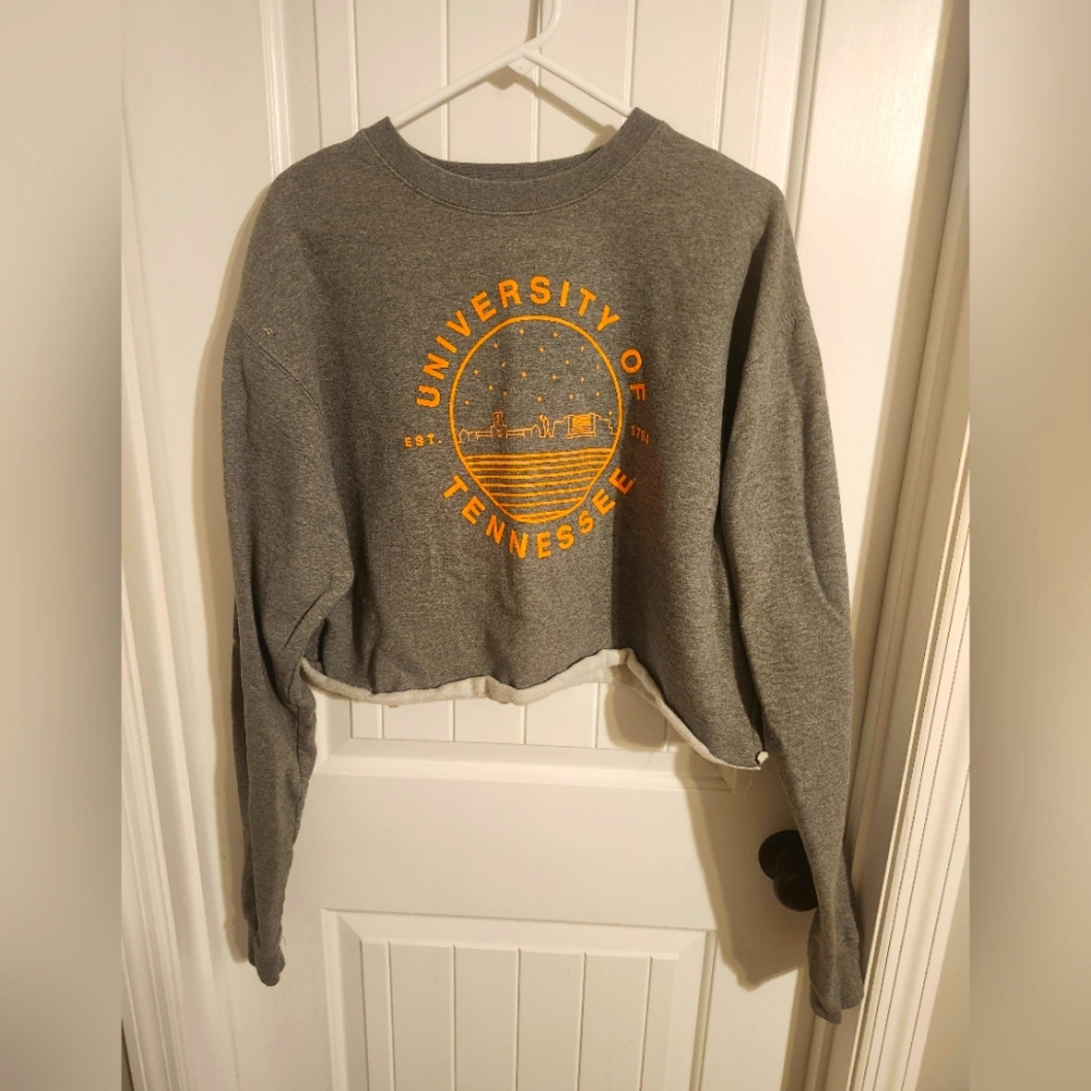 University of Tennessee Gray Crop Top